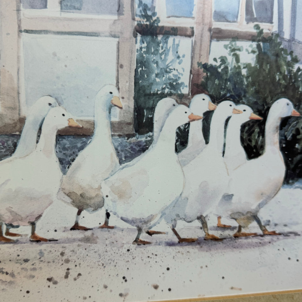 Dawna Barton “Dinner Call” Geese’s going to dinner