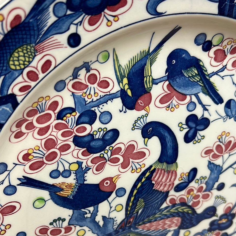 Large Peacock Porcelain plate