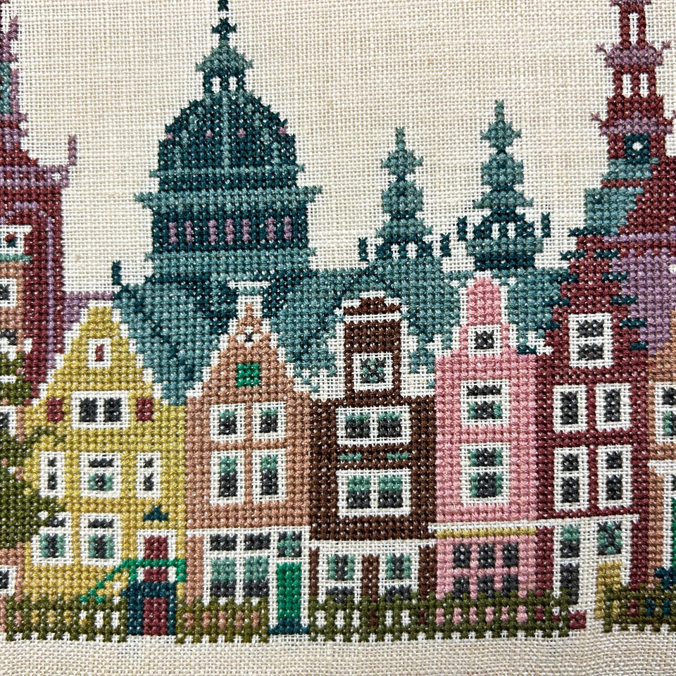 Amsterdam City 700 years Memorial Embroidery - Cotton work - Patchwork