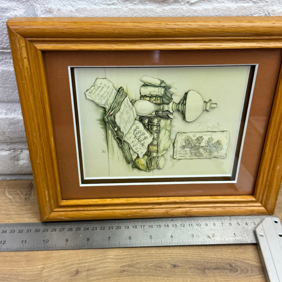 4 Pieck Diorama’s set- Anton Pieck Print, 3D multiple layers depth custom object.