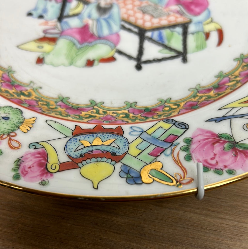 Set of 3 Hand painted Chinese plates