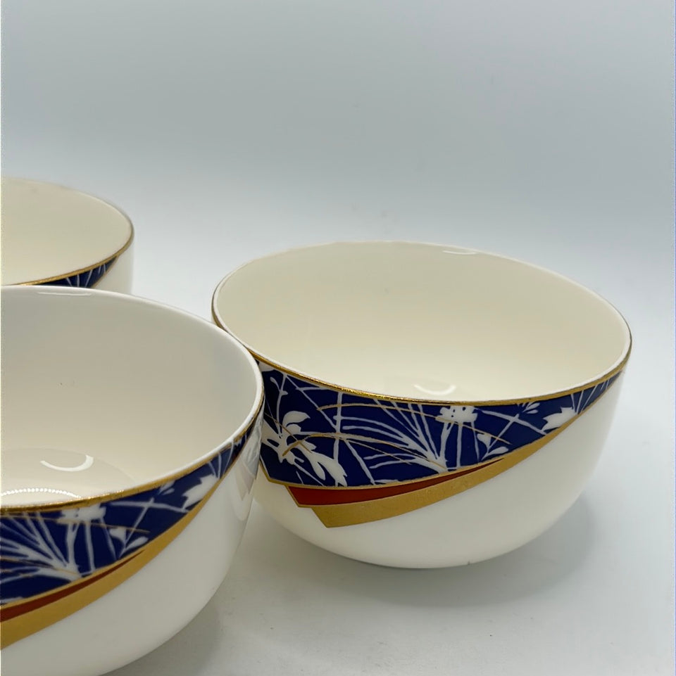 Three Japanese porcelain cups by Narumi Japan