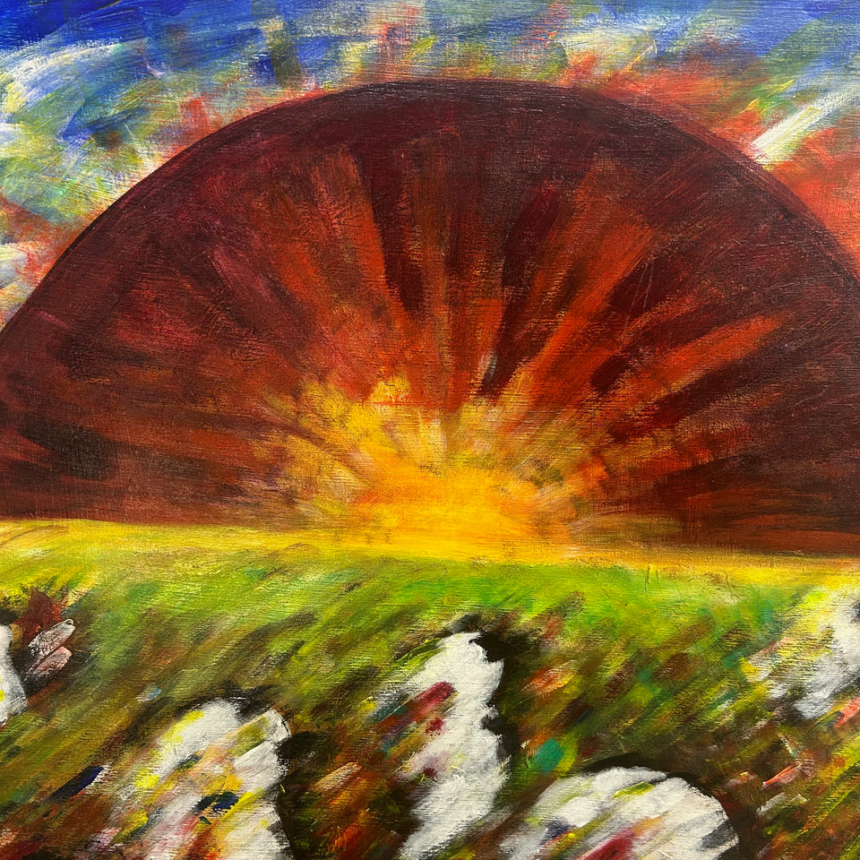 Here comes the sun - Oil painting by E. Kolenbrander