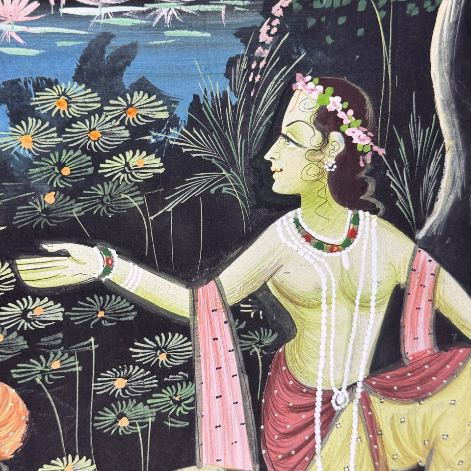 Pichwai Krishna Painting - Indian Art - Handpainted