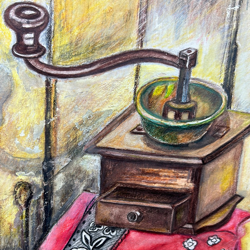 Still life with coffee grinder - 1994 - Gijs van der Meyden