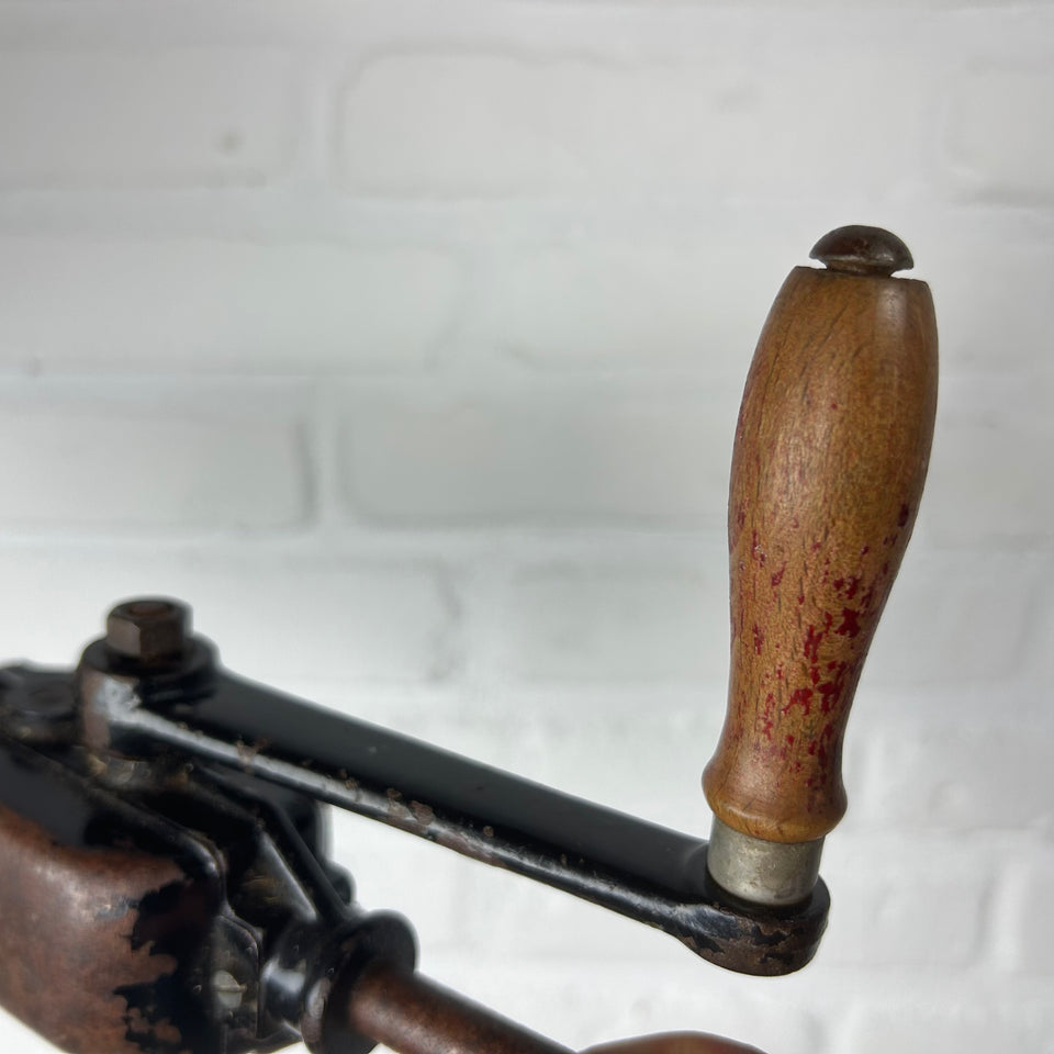 Antique cast iron hand drill