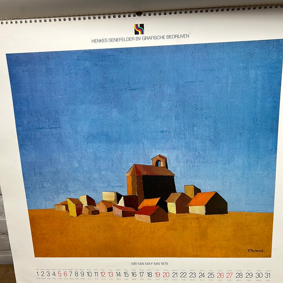 Bob Immink 1979 Landscapes art calender