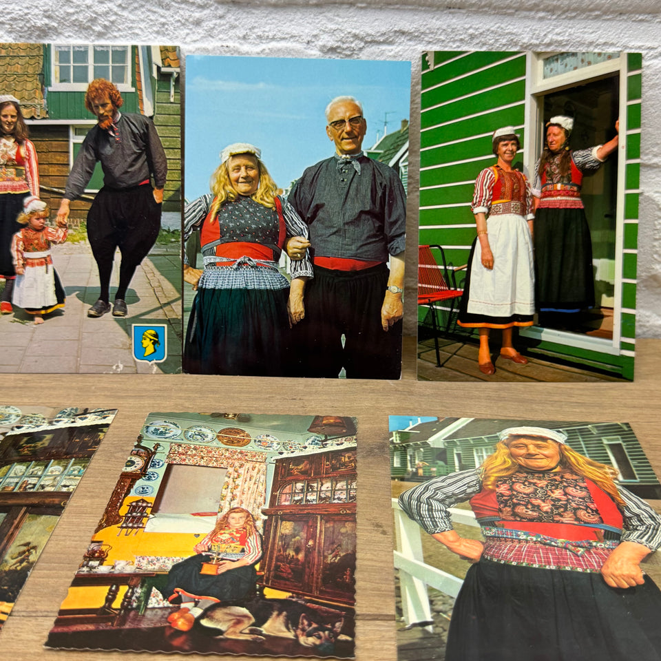 Vintage postcard Collection of Dutch Folklore Costume photo cards – Holland’s Traditional Culture Costumes