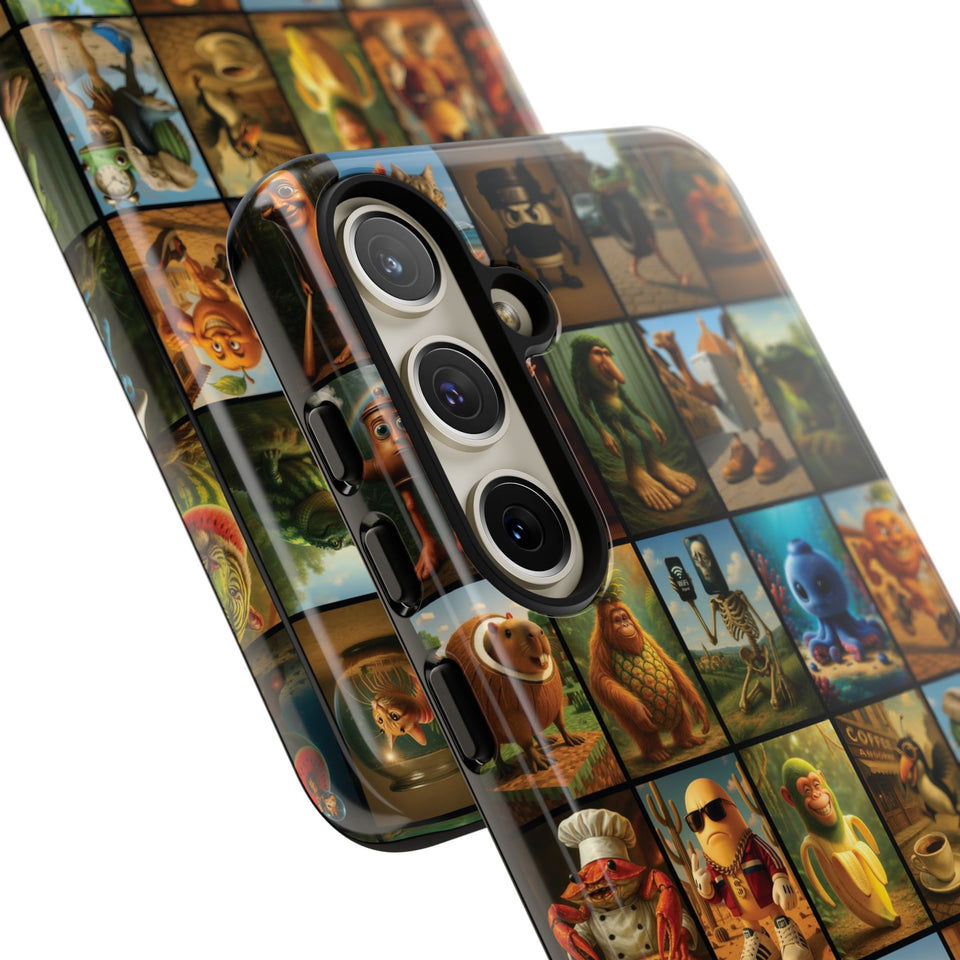 Brain Rot Collage Smartphone Case - All the Italian Brainrot characters