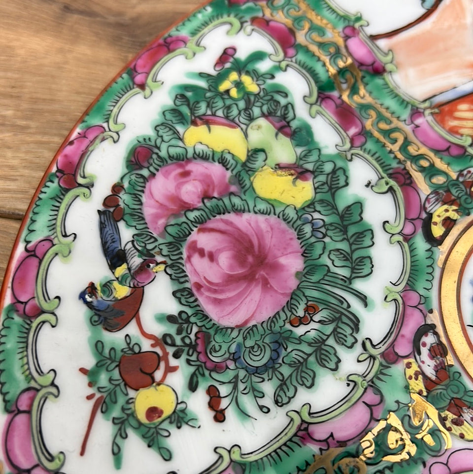 Set of 3 Hand painted Chinese plates