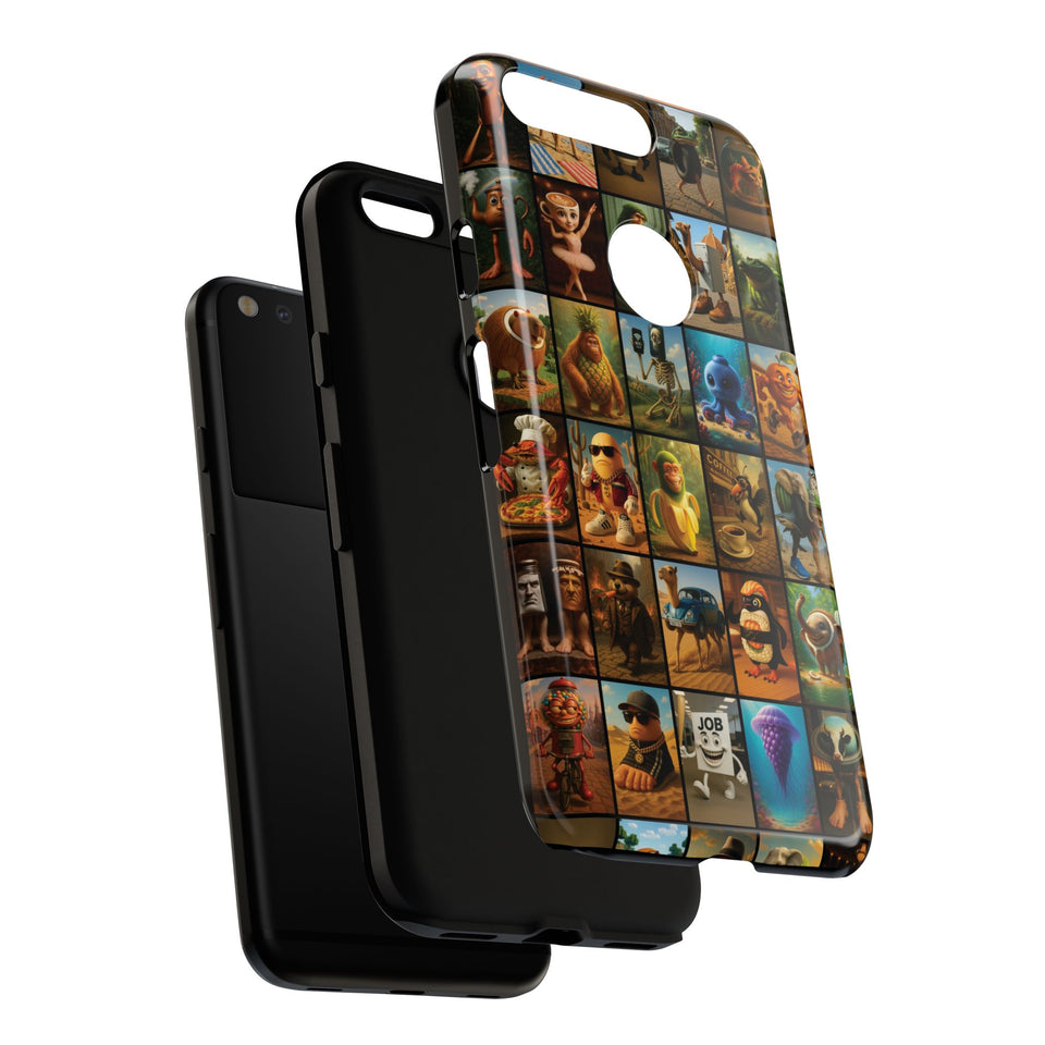 Brain Rot Collage Smartphone Case - All the Italian Brainrot characters