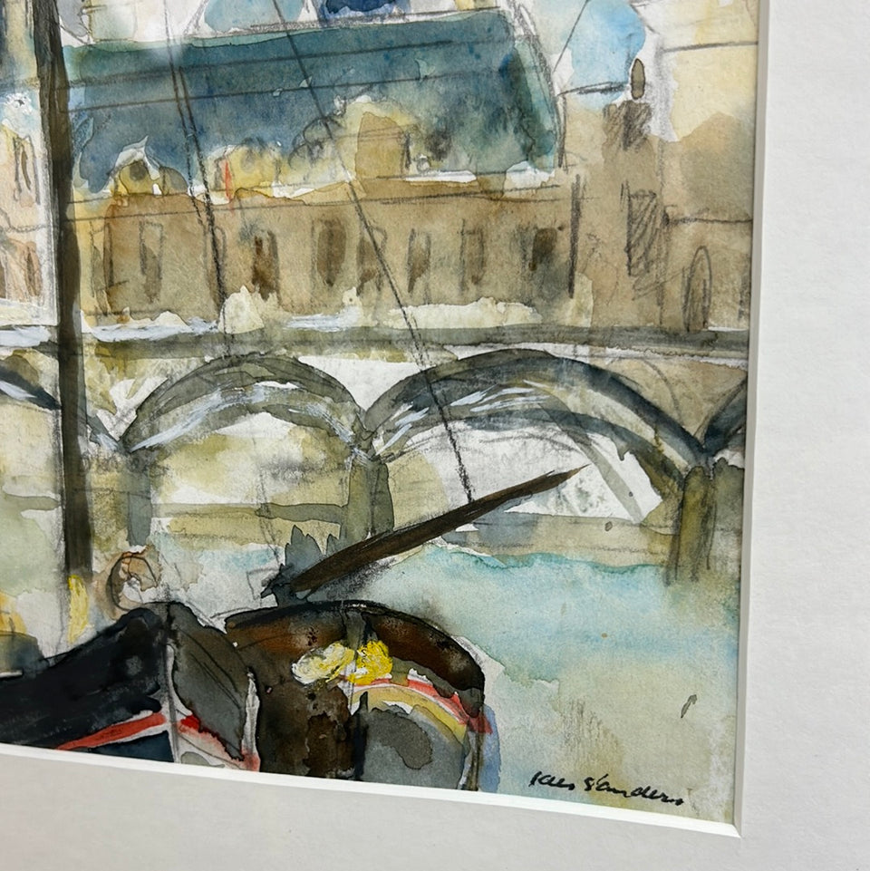 Paris watercolor by Kees Sanders