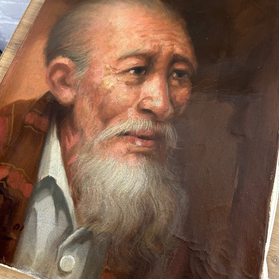 Older Asian man portrait