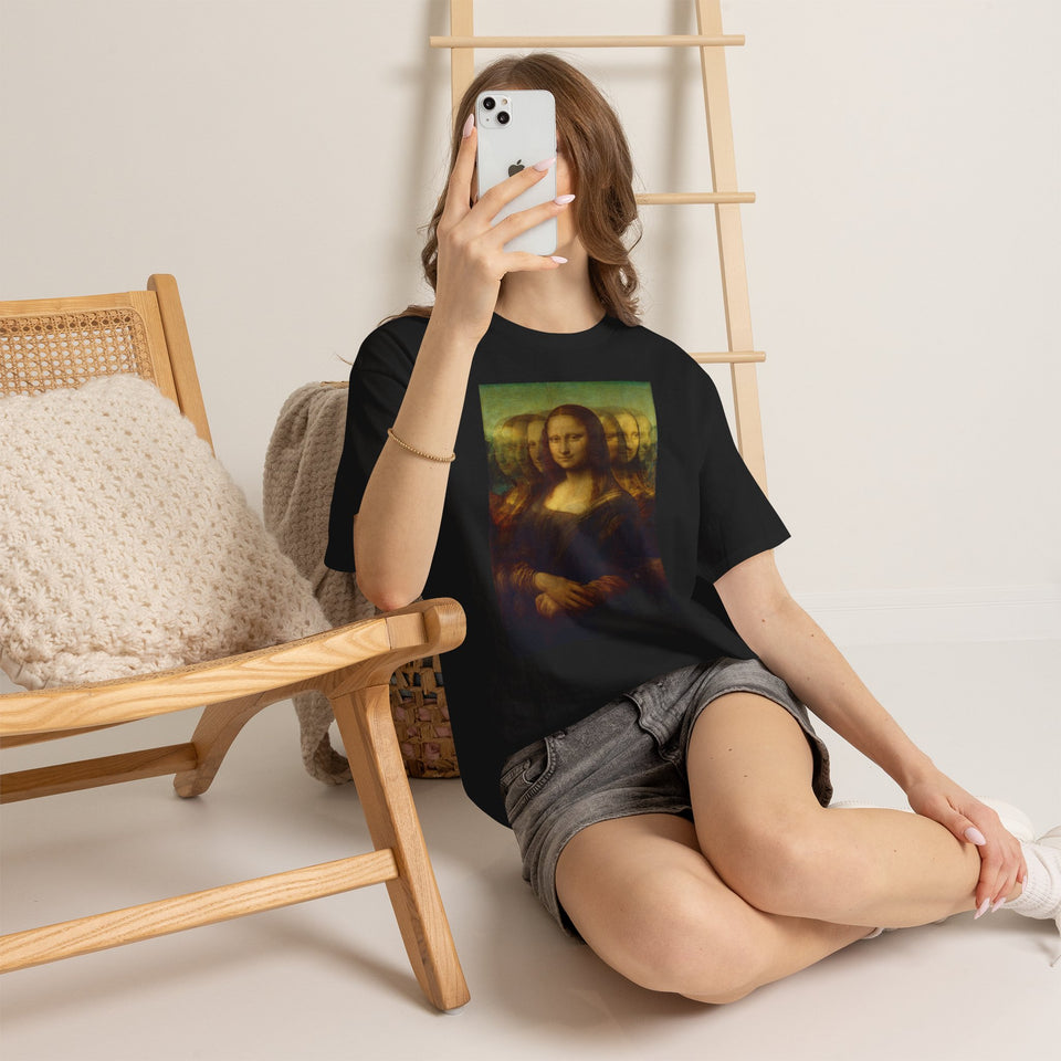 Mona Lisa “Catch Her Smile” T-Shirt - Pep-Art Clothing - | Art T-Shirt |