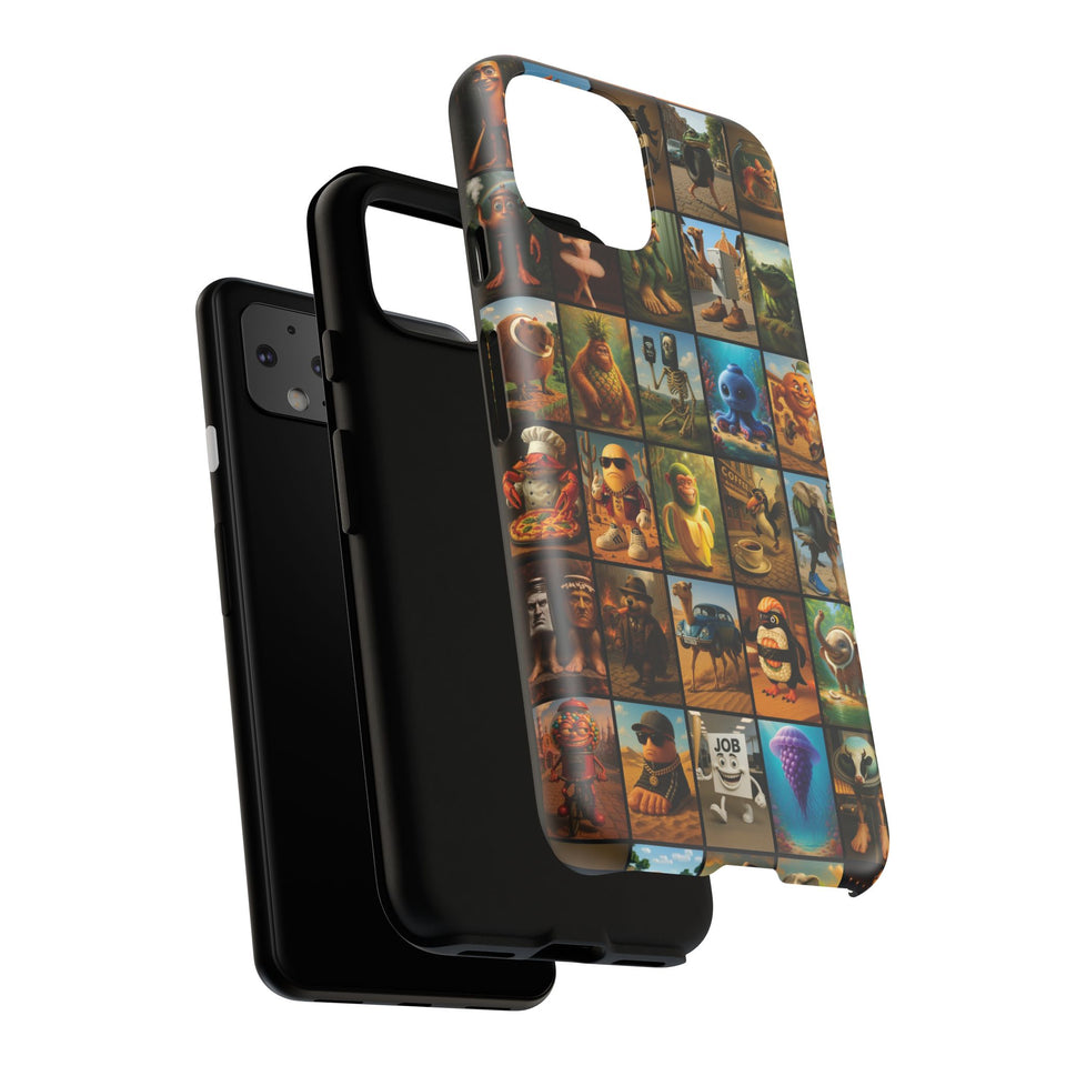 Brain Rot Collage Smartphone Case - All the Italian Brainrot characters