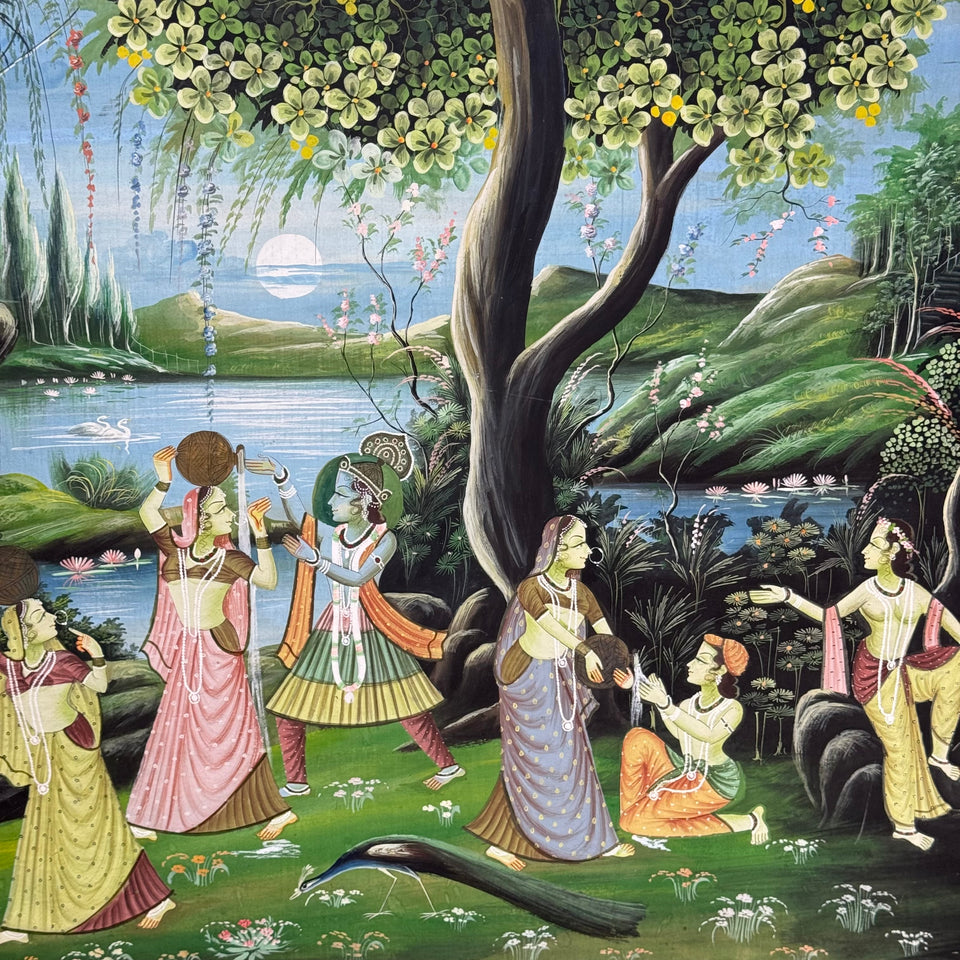 Pichwai Krishna Painting - Indian Art - Handpainted