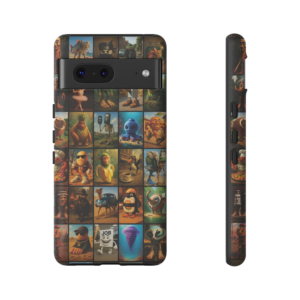 Brain Rot Collage Smartphone Case - All the Italian Brainrot characters