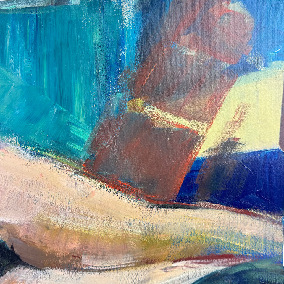 Very large painting: Pure beauty by Coraline Bäcker