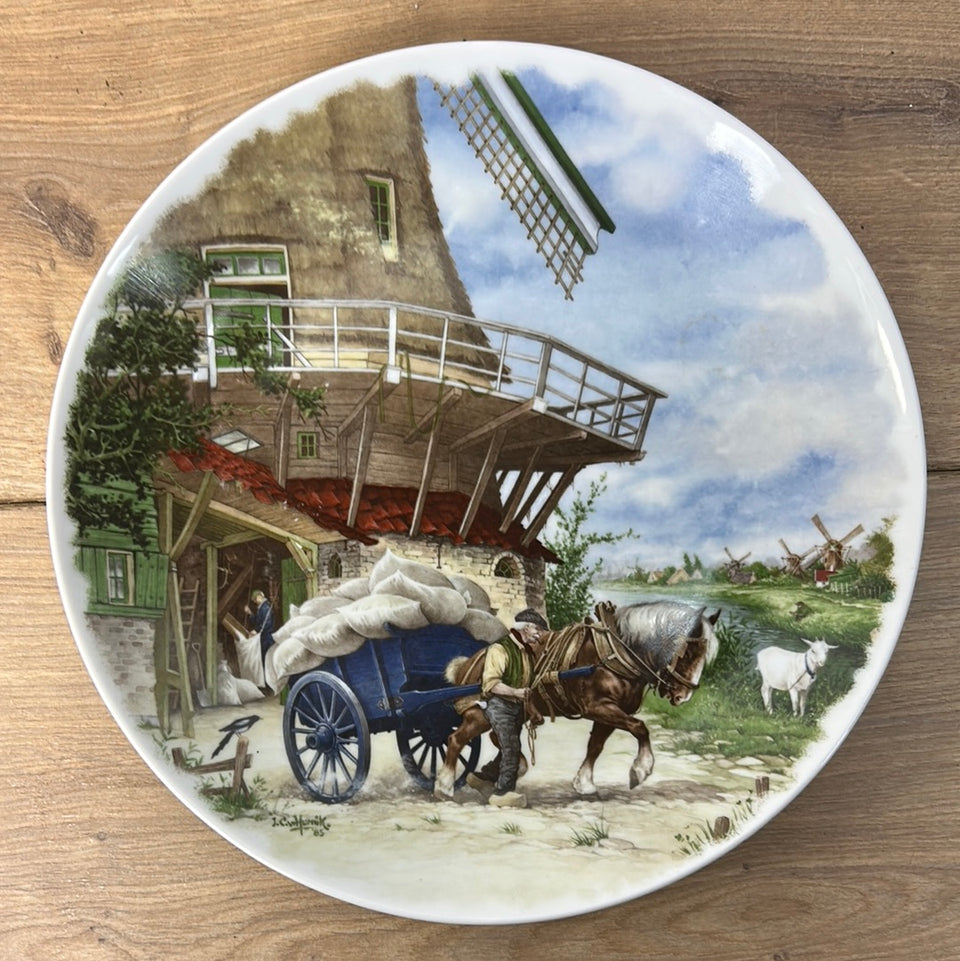 Ceramic plate by Royal Schwabap Holland