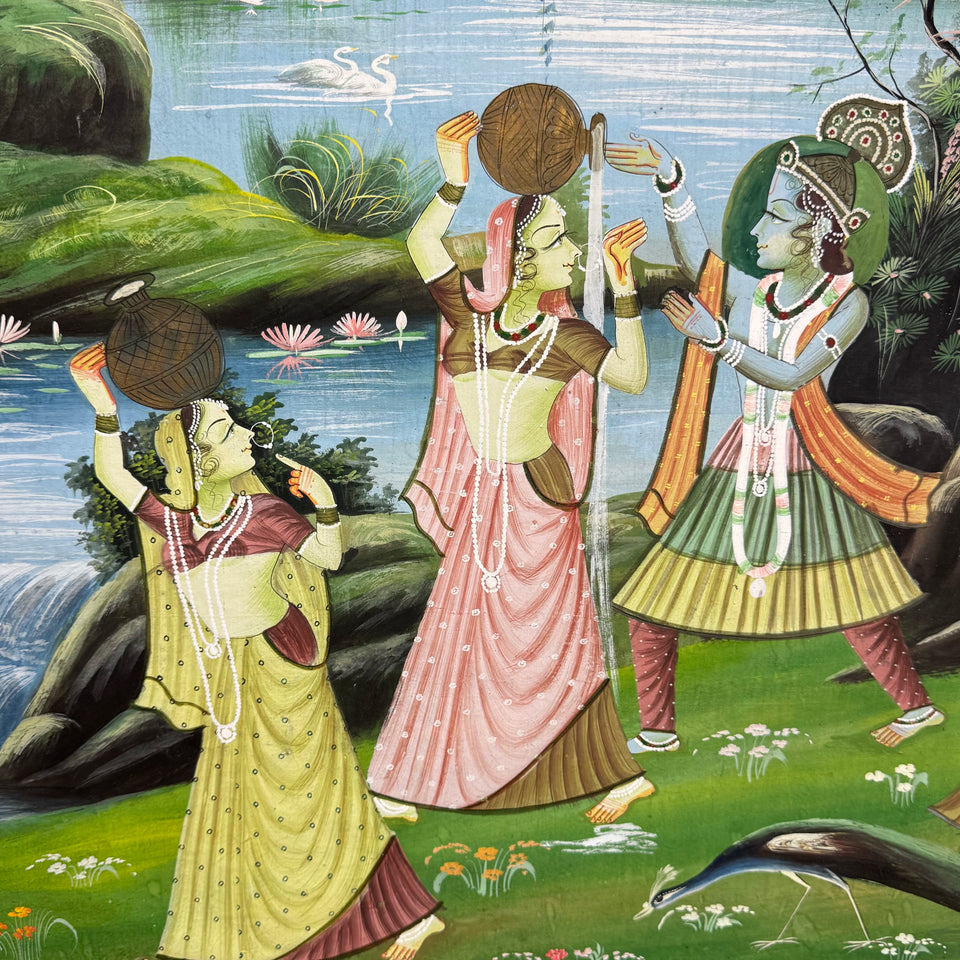 Pichwai Krishna Painting - Indian Art - Handpainted