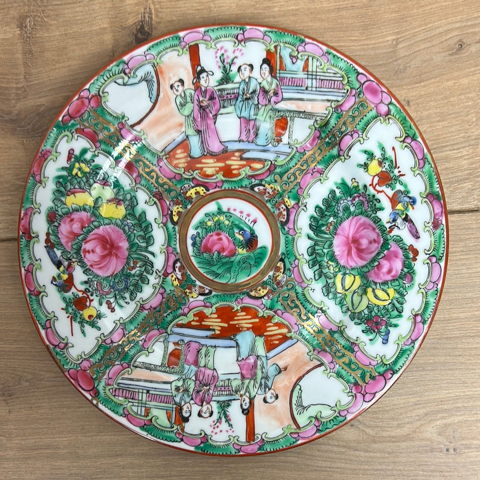 Set of 3 Hand painted Chinese plates