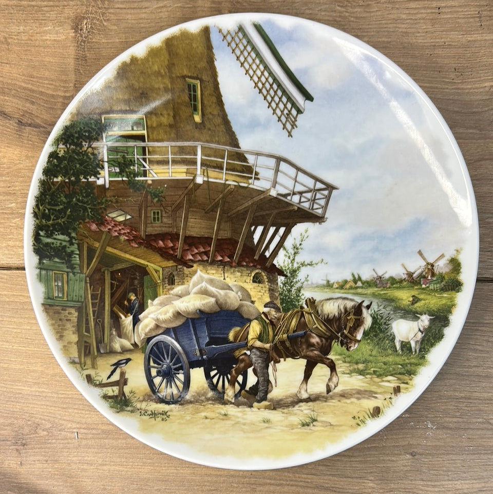 Ceramic plate by Royal Schwabap Holland