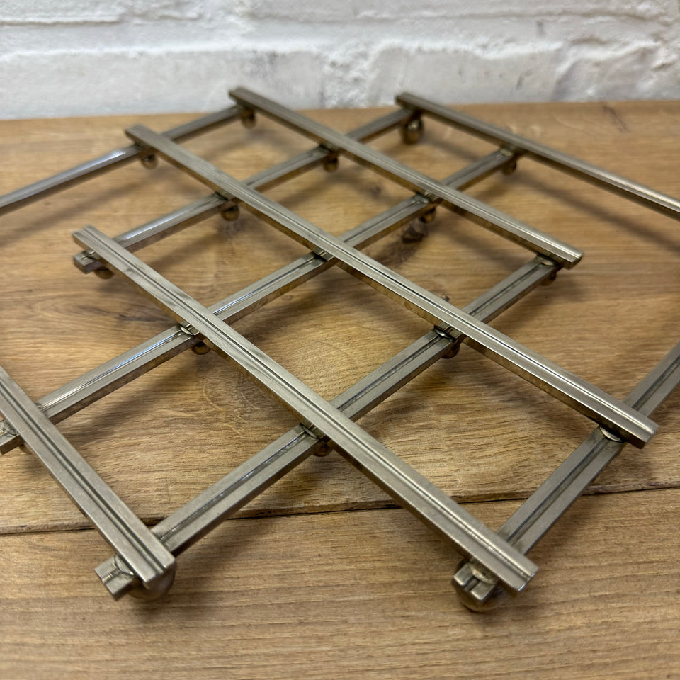 Jacques Adnet - Vintage Folding trivet or coaster