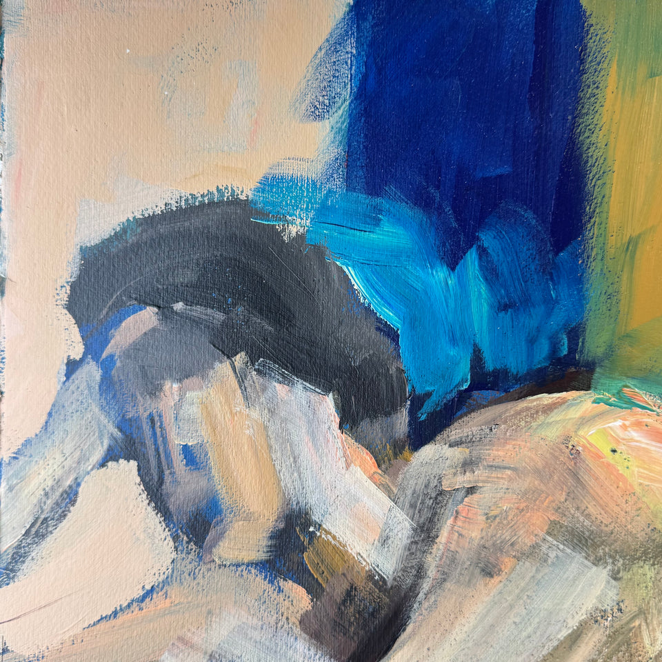 Very large painting: Pure beauty by Coraline Bäcker