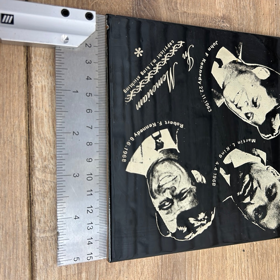 Dr. Martin Luther King Memorial plate - John F. Kennedy - Robert F. Kennedy