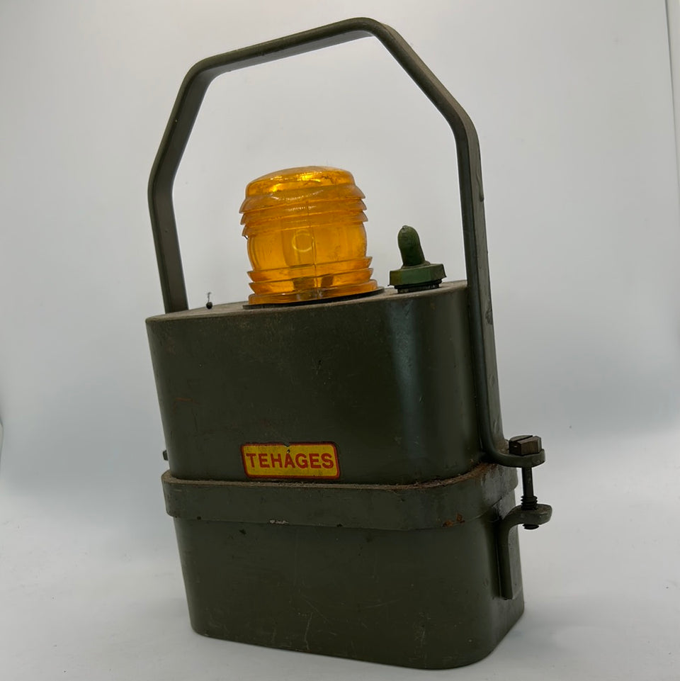 Vintage Army warning light