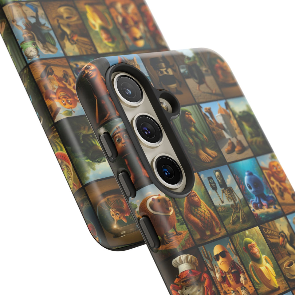 Brain Rot Collage Smartphone Case - All the Italian Brainrot characters