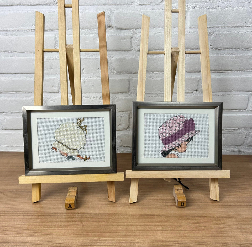 Sarah Kay Embroideries Set of Vintage Embroideries by illustrator Vivien Kubbos