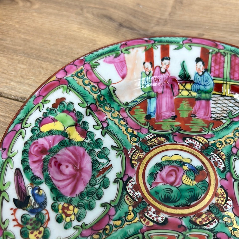 Set of 3 Hand painted Chinese plates