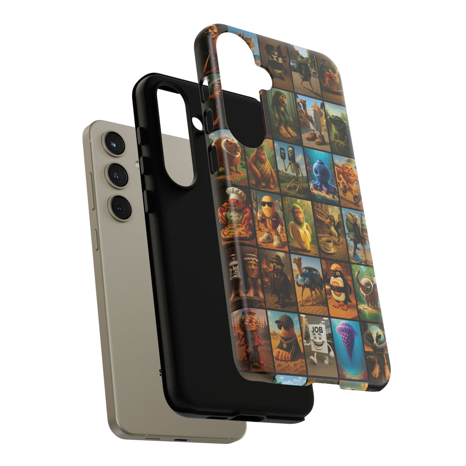 Brain Rot Collage Smartphone Case - All the Italian Brainrot characters