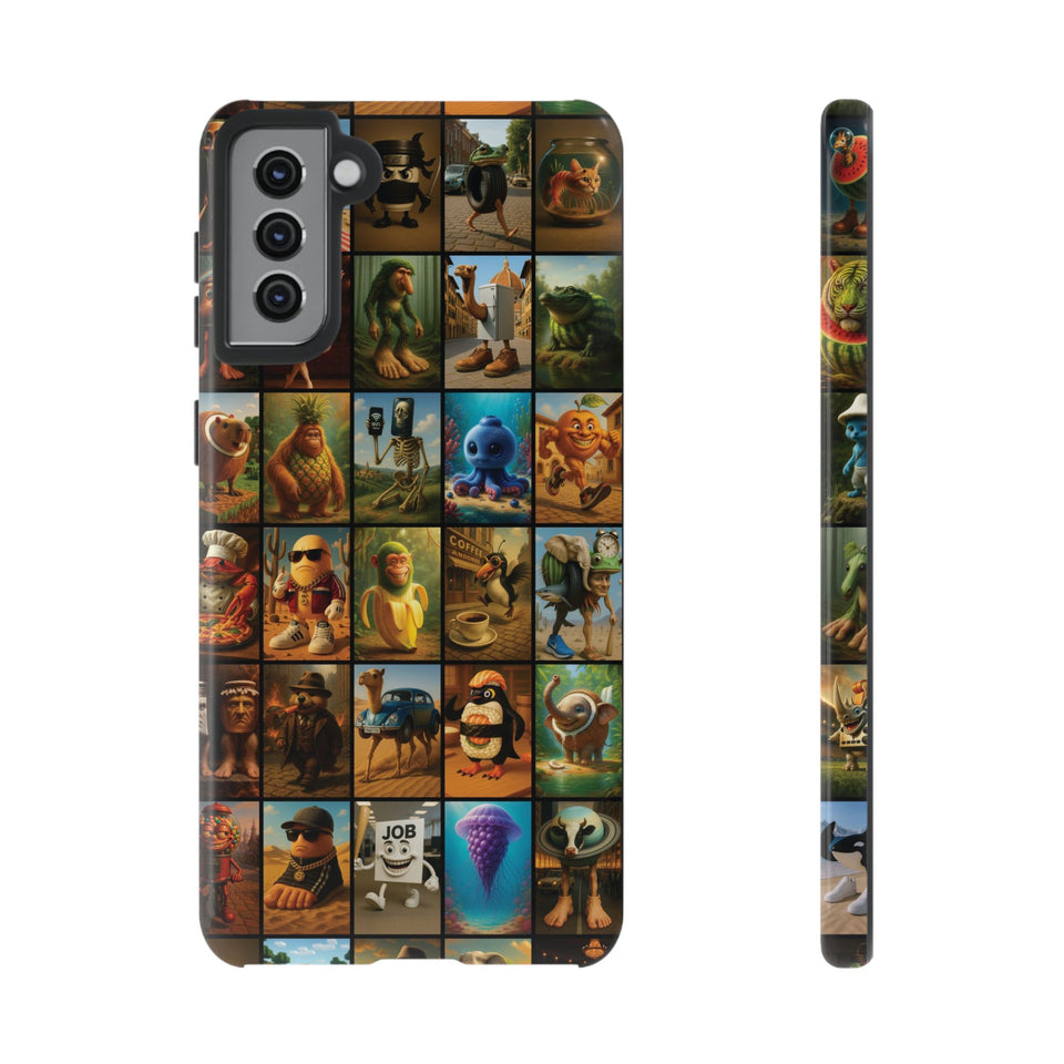 Brain Rot Collage Smartphone Case - All the Italian Brainrot characters