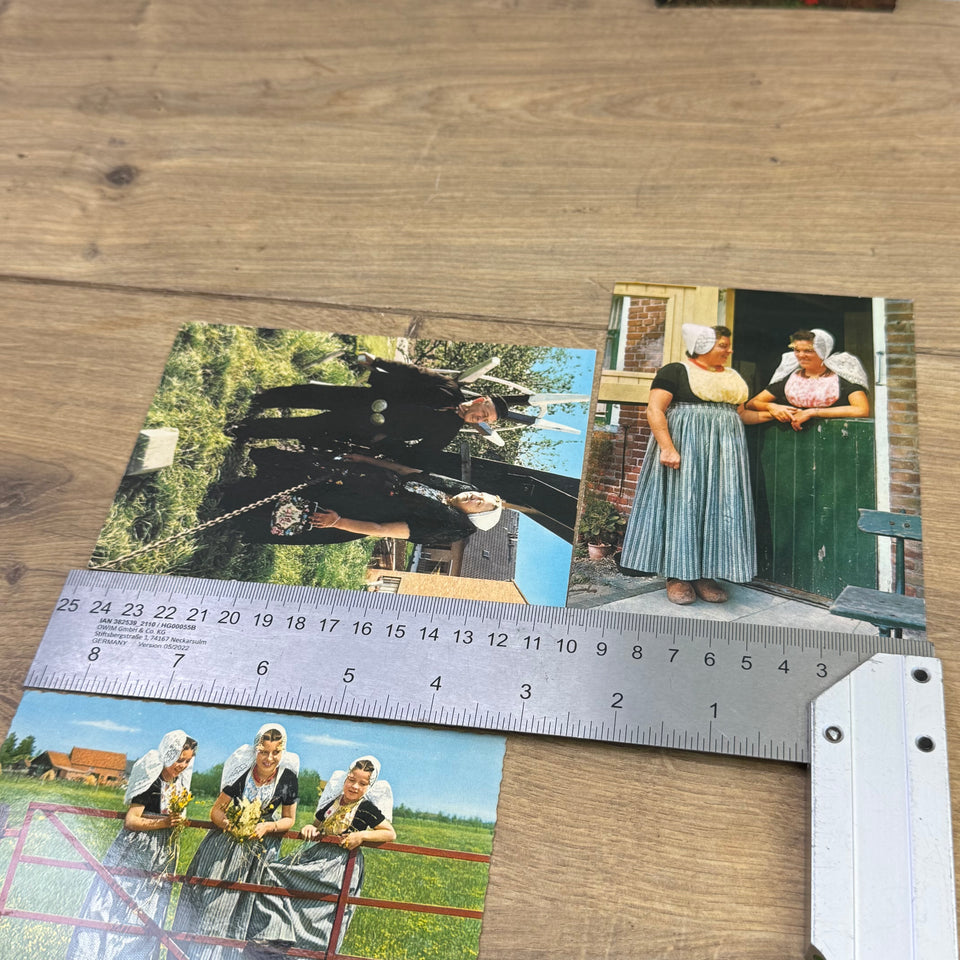 Collection of Holland Folklore Costume with Dutch Woman Vintage photo cards – Holland’s Traditional Culture Costumes