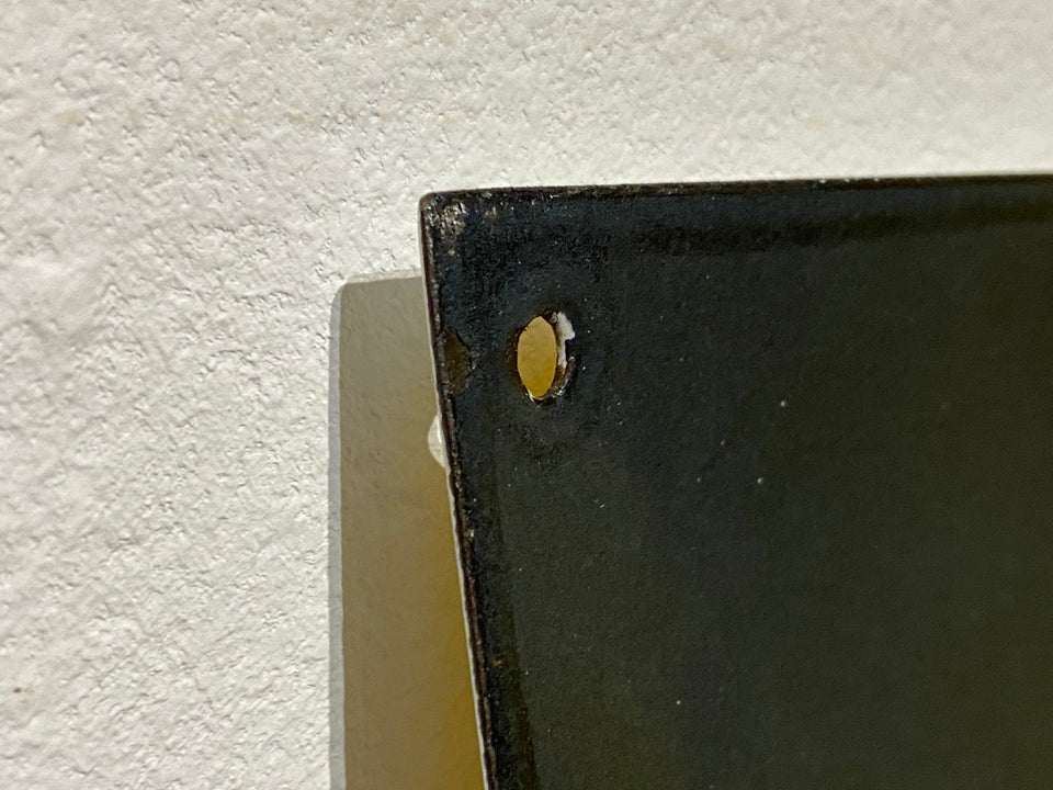 Vintage Miss Blanche Virginia Cigarettes Enamel Sign