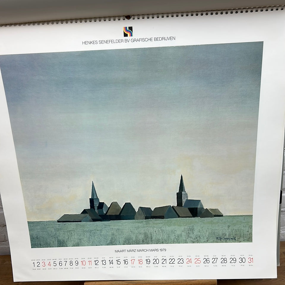 Bob Immink 1979 Landscapes art calender