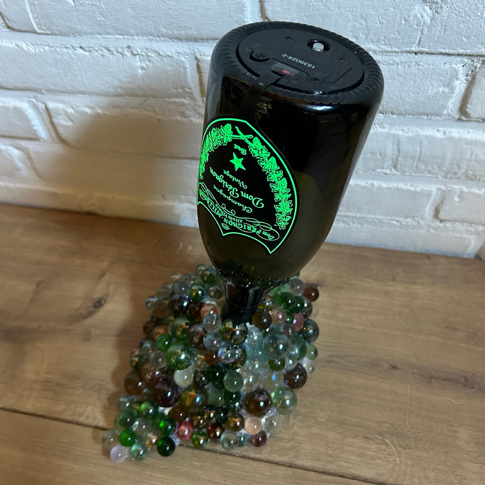 Dom Pérignon Bottle pouring Marbles statue