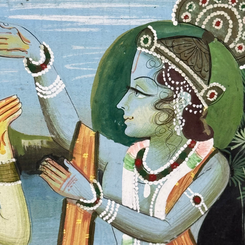 Pichwai Krishna Painting - Indian Art - Handpainted