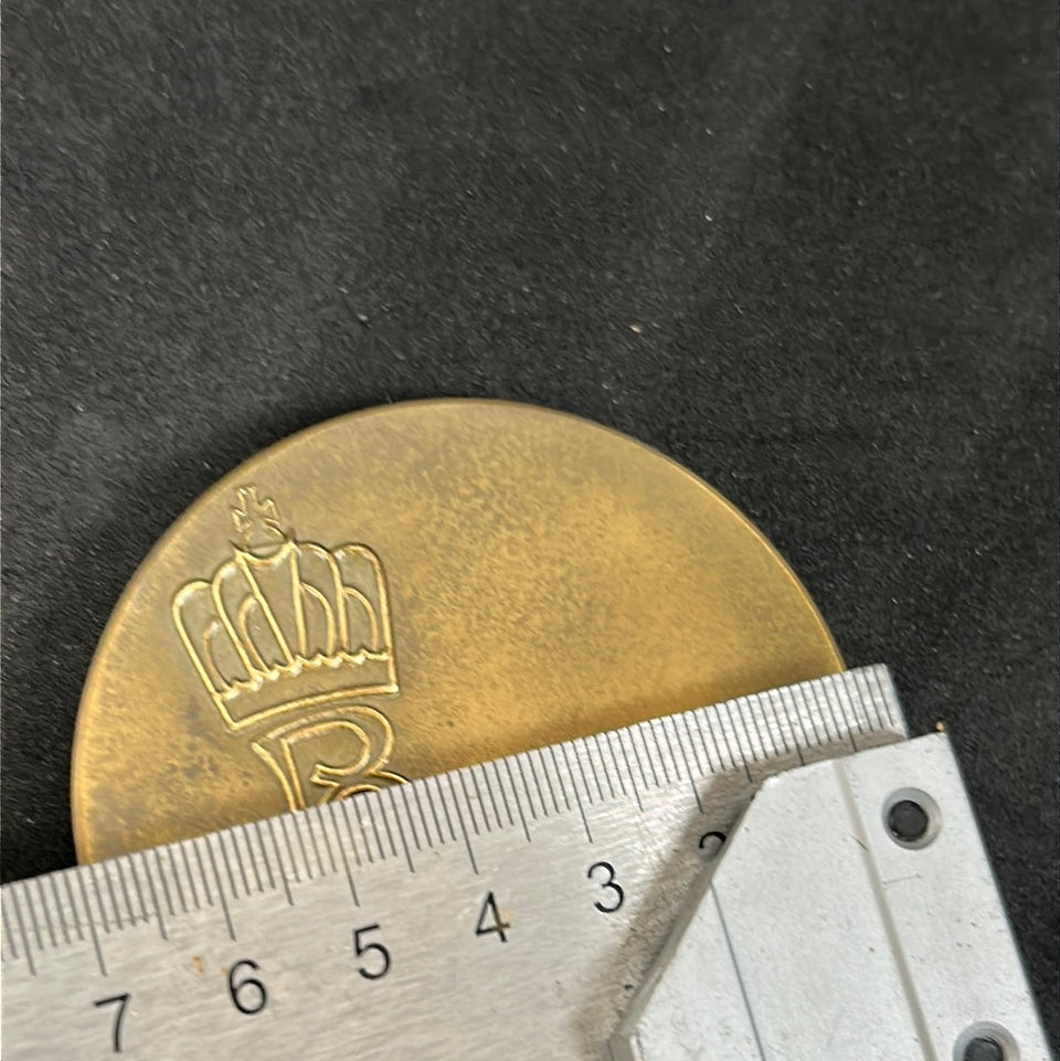 Belgie-Belgique Medaille Brons koning Boudewijn