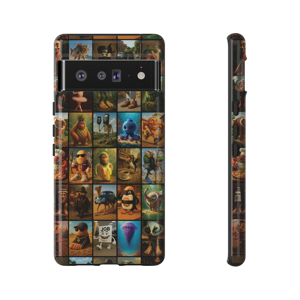 Brain Rot Collage Smartphone Case - All the Italian Brainrot characters