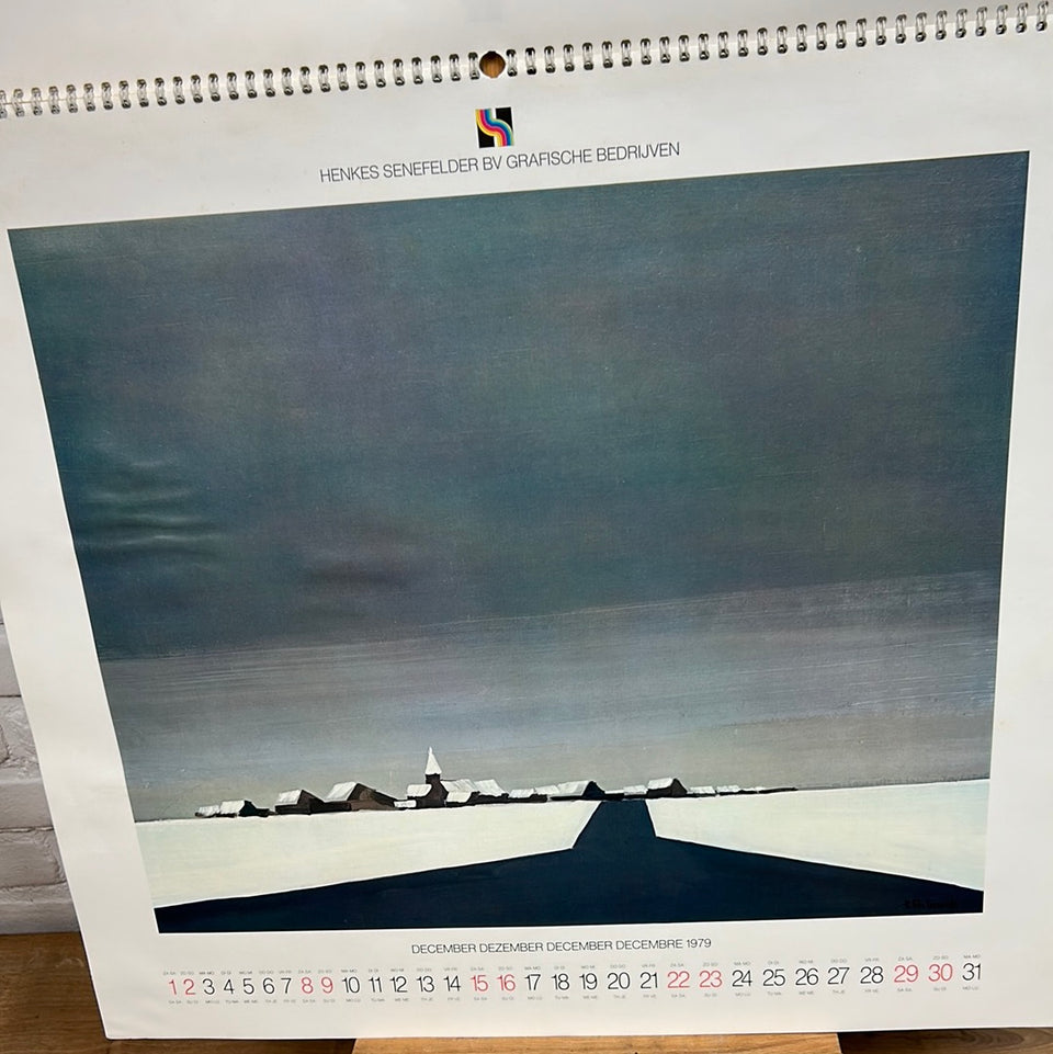 Bob Immink 1979 Landscapes art calender