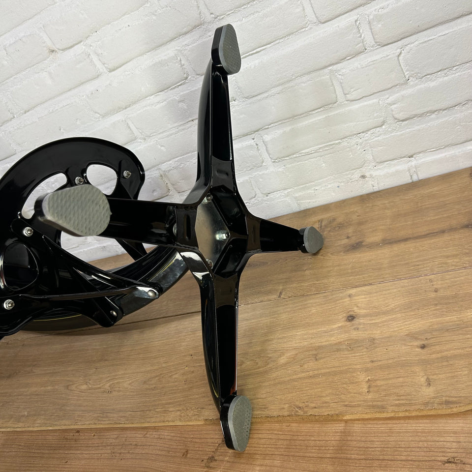 Dulton Industrial Vintage Bar Stool With Tractor Seating, Model Lotus