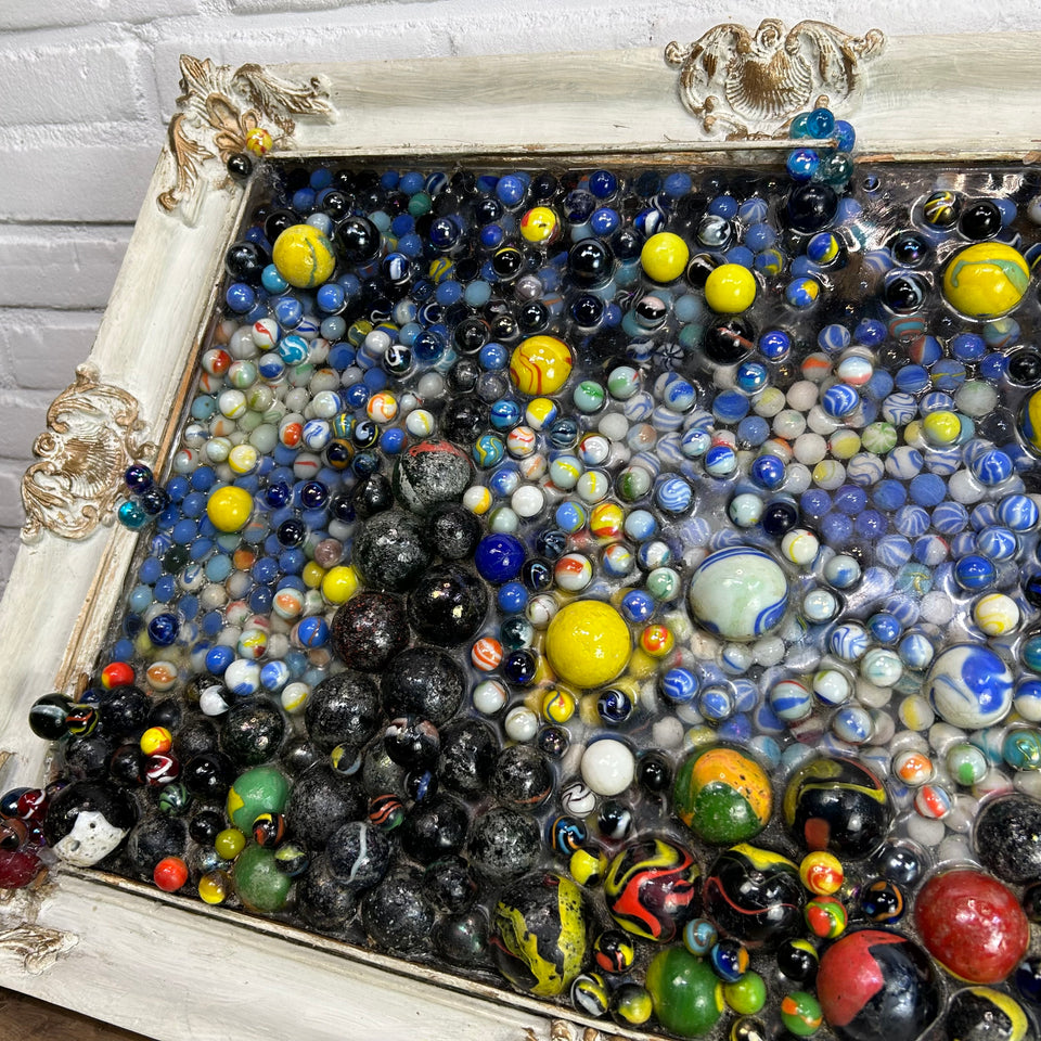 Starry Night of Marbles - Original artwork - Also available as printed version