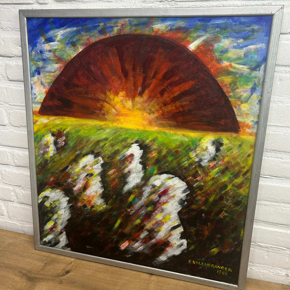 Here comes the sun - Oil painting by E. Kolenbrander