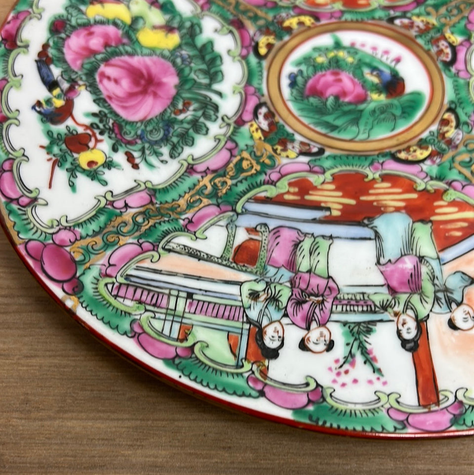 Set of 3 Hand painted Chinese plates