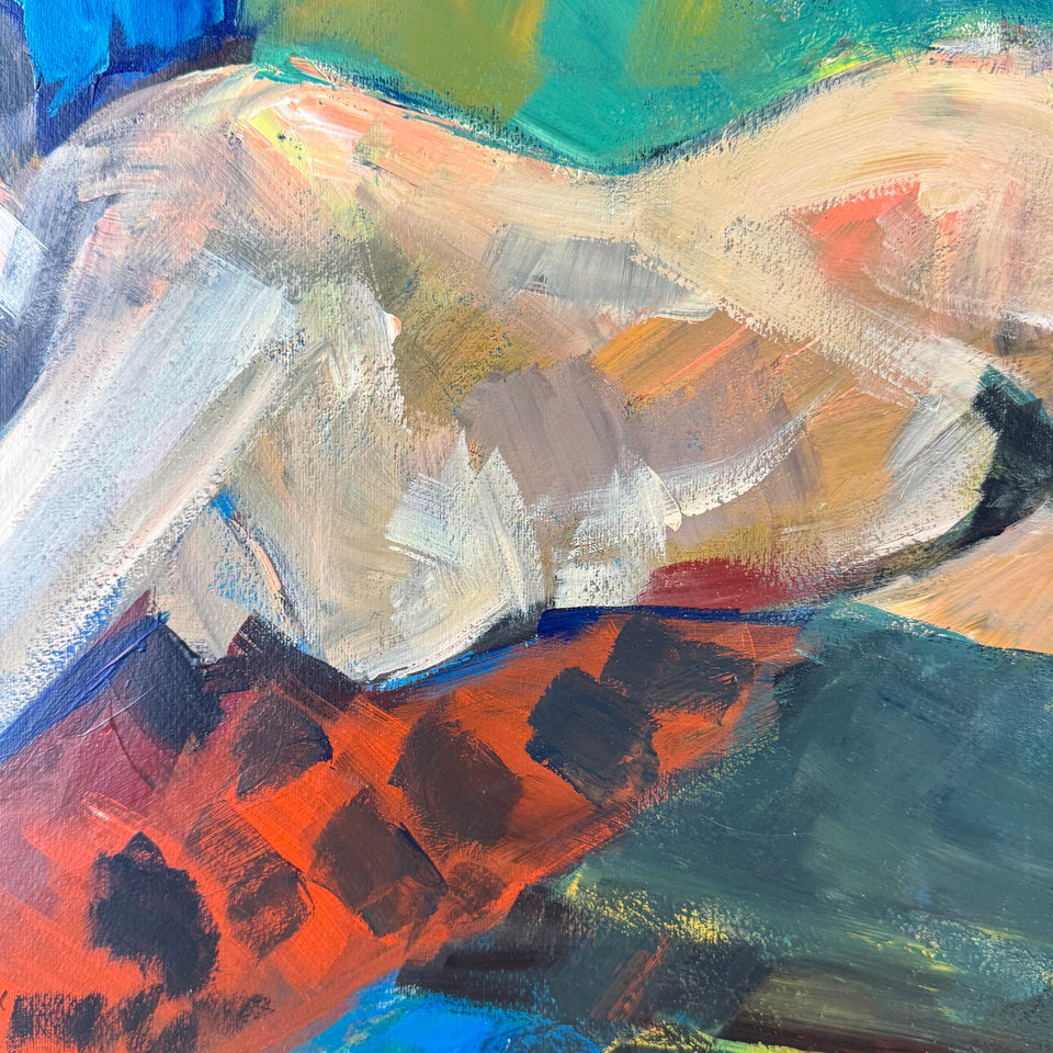 Very large painting: Pure beauty by Coraline Bäcker