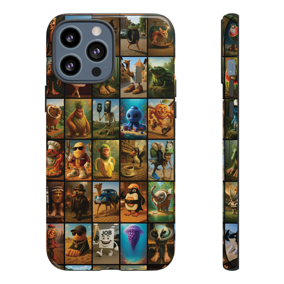 Brain Rot Collage Smartphone Case - All the Italian Brainrot characters