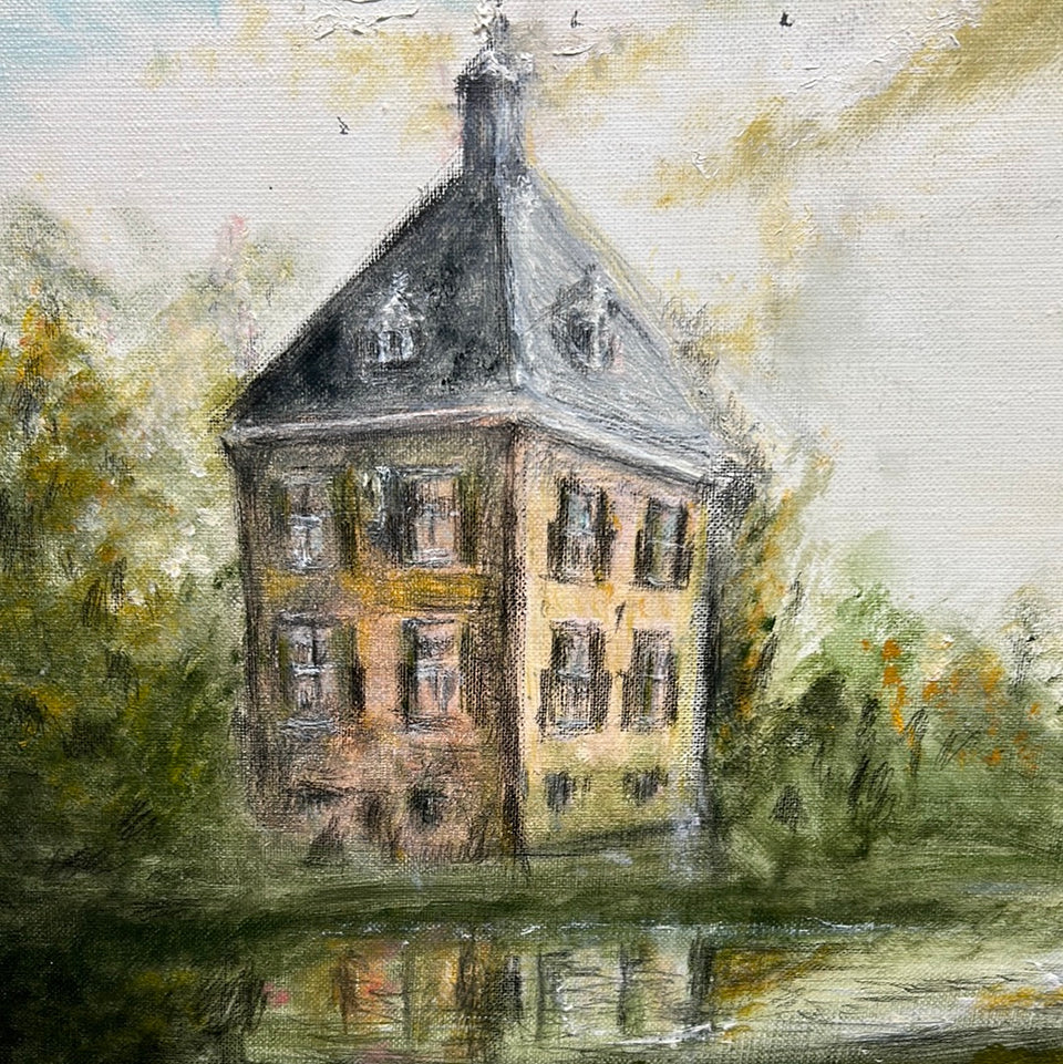 Oil painting by J. Schrama